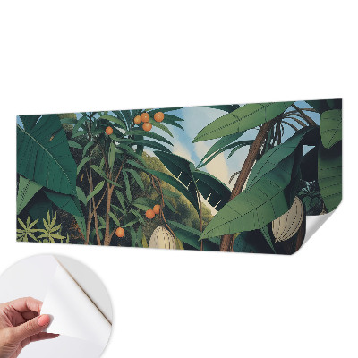 Autocolante de parede fotográfico selva tropical