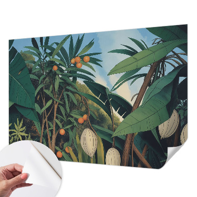 Autocolante de parede fotográfico selva tropical
