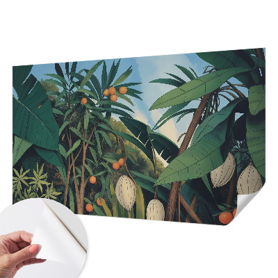 Autocolante de parede fotográfico selva tropical