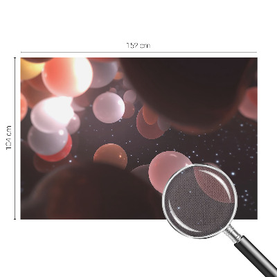 Papel de parede autocolante para sala Bolas espaciais