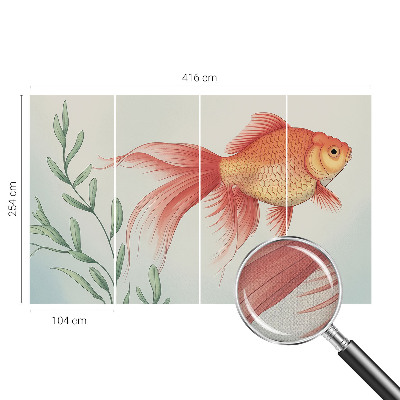 Papel de parede autocolante para quarto com estampa 'Beleza da água' para decoração de paredes