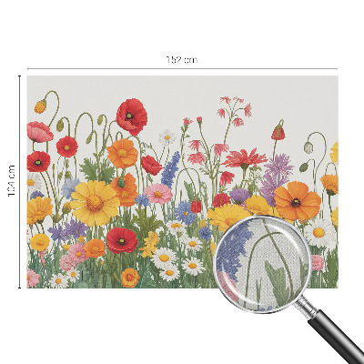 Papel de parede autocolante Prado florido