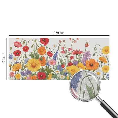 Papel de parede autocolante Prado florido