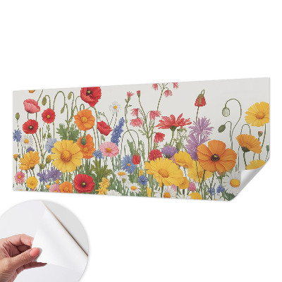 Papel de parede autocolante Prado florido