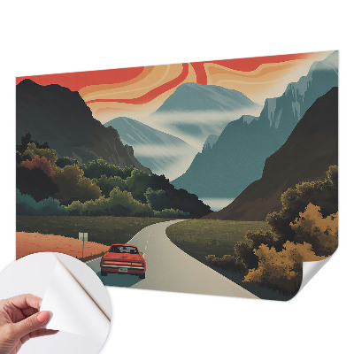 Papel de parede 3D Aventura na montanha