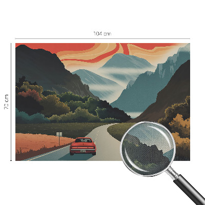 Papel de parede 3D Aventura na montanha