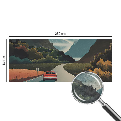 Papel de parede 3D Aventura na montanha