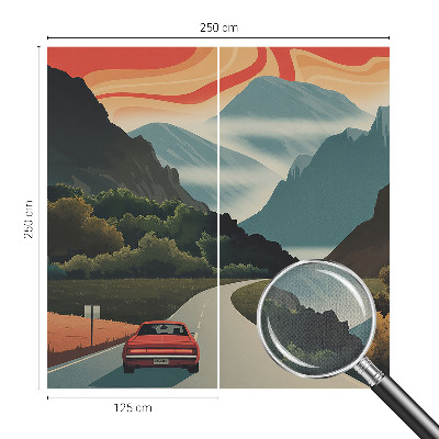 Papel de parede 3D Aventura na montanha