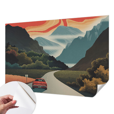Papel de parede 3D Aventura na montanha