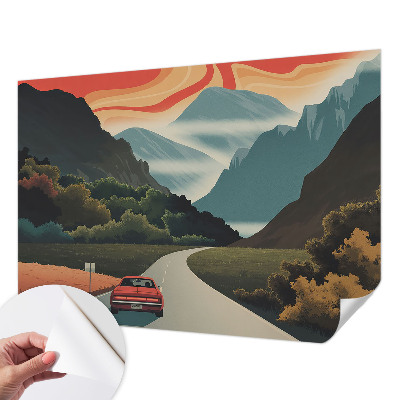 Papel de parede 3D Aventura na montanha