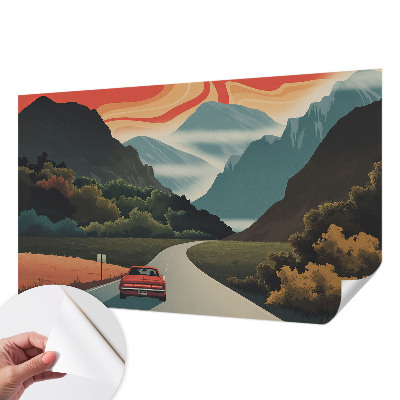 Papel de parede 3D Aventura na montanha