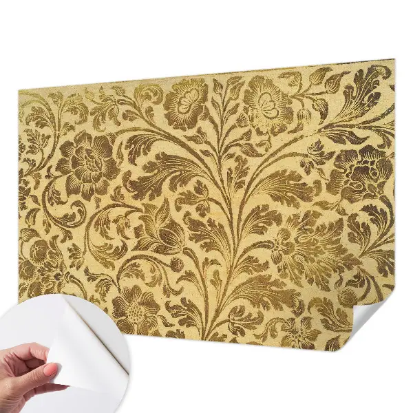 Papel de parede autocolante para sala com estampa floral