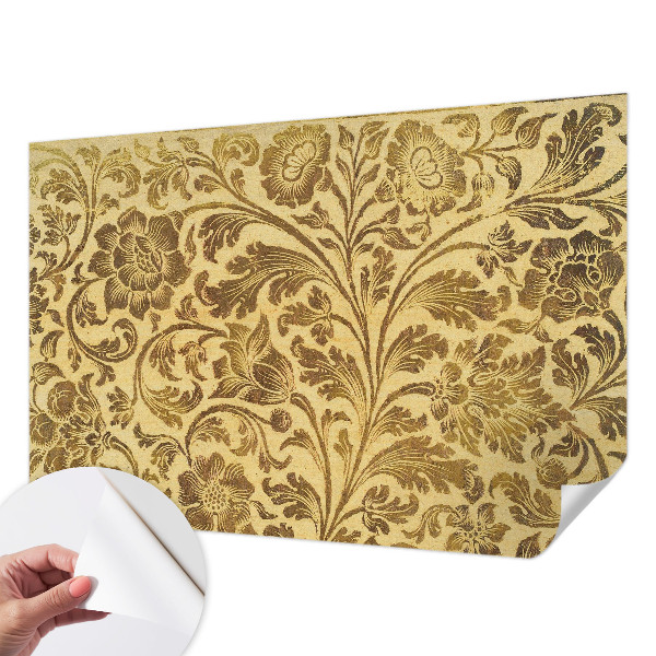 Papel de parede autocolante para sala Estampa floral