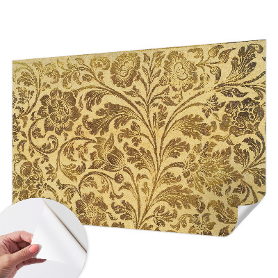 Papel de parede autocolante para sala com estampa floral
