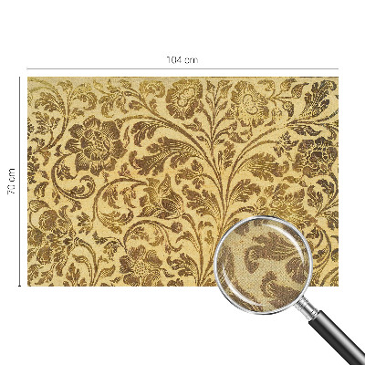 Papel de parede autocolante para sala Estampa floral