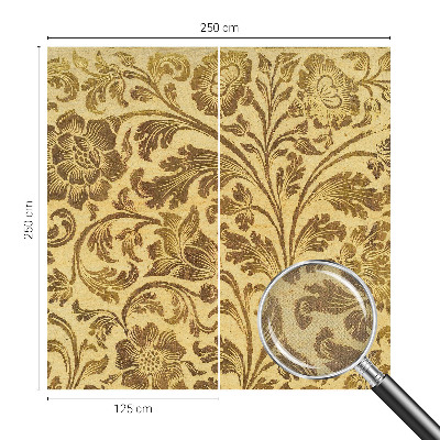 Papel de parede autocolante para sala Estampa floral
