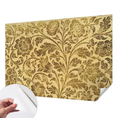 Papel de parede autocolante para sala com estampa floral