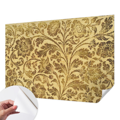 Papel de parede autocolante para sala Estampa floral