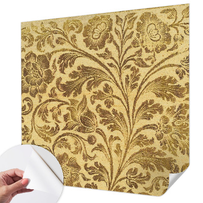 Papel de parede autocolante para sala Estampa floral