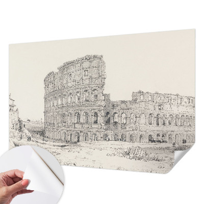 Papel de parede autocolante para quarto ruínas antigas