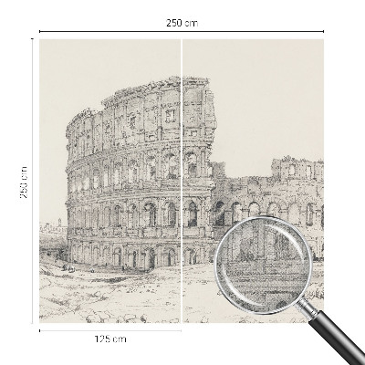 Papel de parede autocolante para quarto ruínas antigas