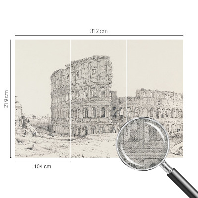 Papel de parede autocolante para quarto ruínas antigas