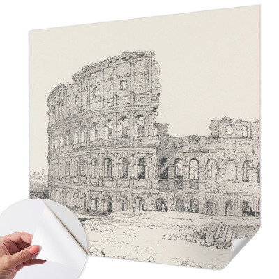 Papel de parede autocolante para quarto ruínas antigas