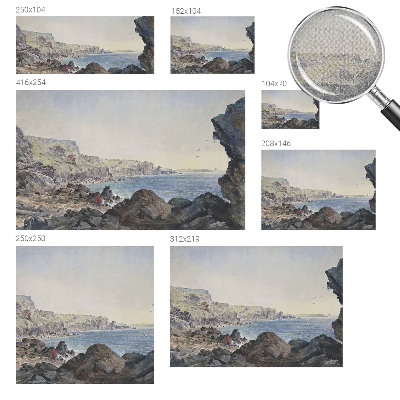 Autocolante de parede fotográfico Uma costa tranquila