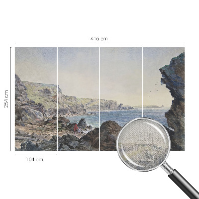 Autocolante de parede fotográfico Uma costa tranquila