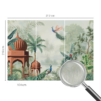 Papel de parede autocolante Jardins do Pavão