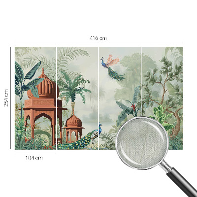 Papel de parede autocolante Jardins do Pavão