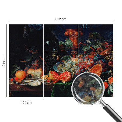 Papel de parede infantil Abundância de frutas