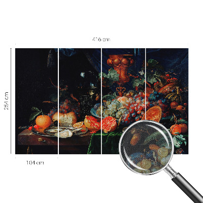 Papel de parede infantil Abundância de frutas