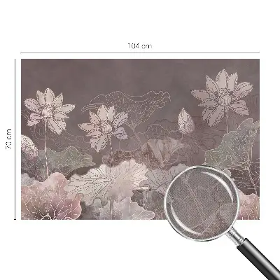 Papel de parede autocolante para quarto com estampa Botânica Pacífica para decoração de ambientes