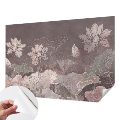 Papel de parede autocolante para quarto Botânica pacífica
