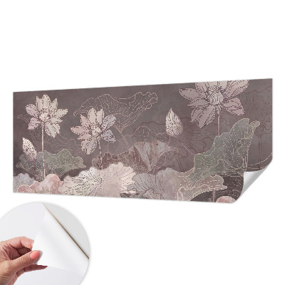 Papel de parede autocolante para quarto Botânica pacífica