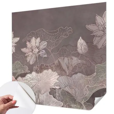 Papel de parede autocolante para quarto com estampa Botânica Pacífica para decoração de ambientes