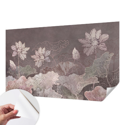 Papel de parede autocolante para quarto Botânica pacífica