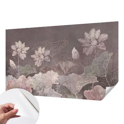 Papel de parede autocolante para quarto com estampa Botânica Pacífica para decoração de ambientes