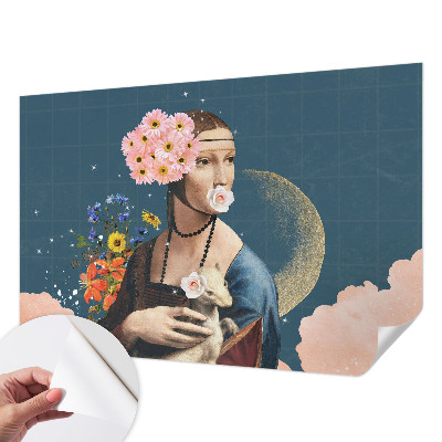 Autocolante de parede fotográfico Elegância floral