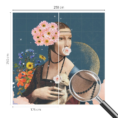 Autocolante de parede fotográfico Elegância floral
