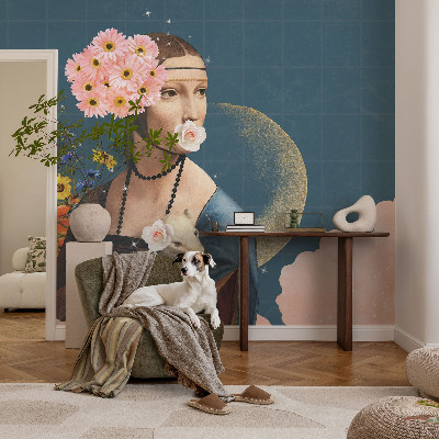 Autocolante de parede fotográfico Elegância floral