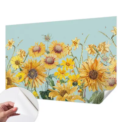 Papel de parede 3D com estampa Jardim de verão