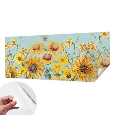 Papel de parede 3D com estampa Jardim de verão