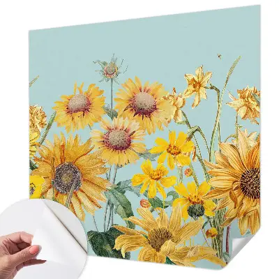Papel de parede 3D com estampa Jardim de verão