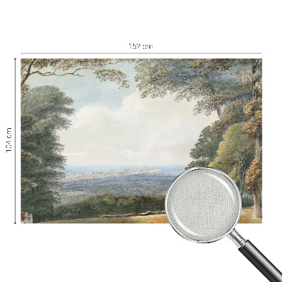 Papel de parede infantil Paisagem arborizada