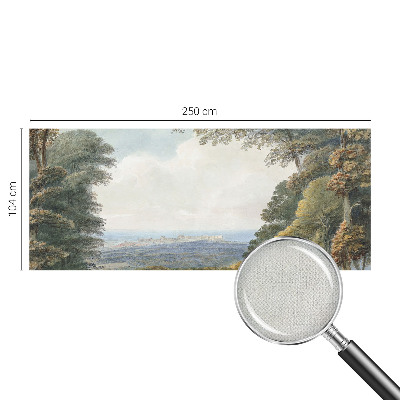 Papel de parede infantil Paisagem arborizada