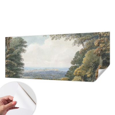 Papel de parede infantil Paisagem arborizada