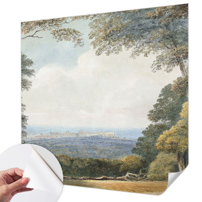 Papel de parede infantil Paisagem arborizada