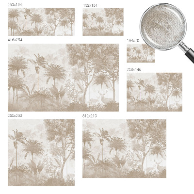 Papel de parede 3D Paisagem tropical